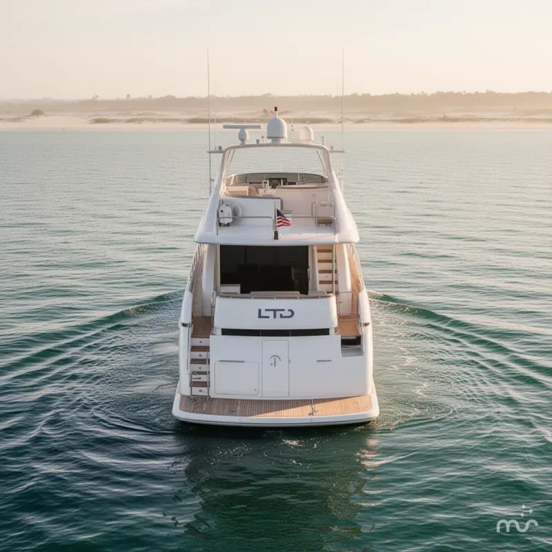 Slide: The Image of Lazzara Yachts 84 Open Bridge 2008 - 3