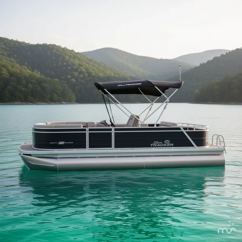 The Image of Sun Tracker Party Barge 22 RF DLX 2026 - 0