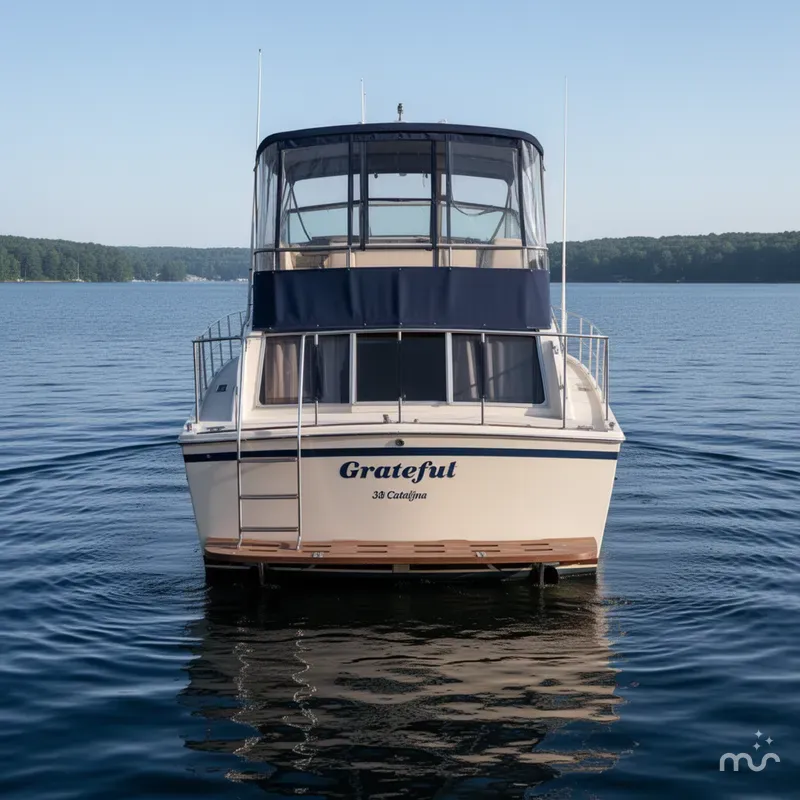 Slide: The Image of Chris-Craft 381 Catalina 1982 - 2
