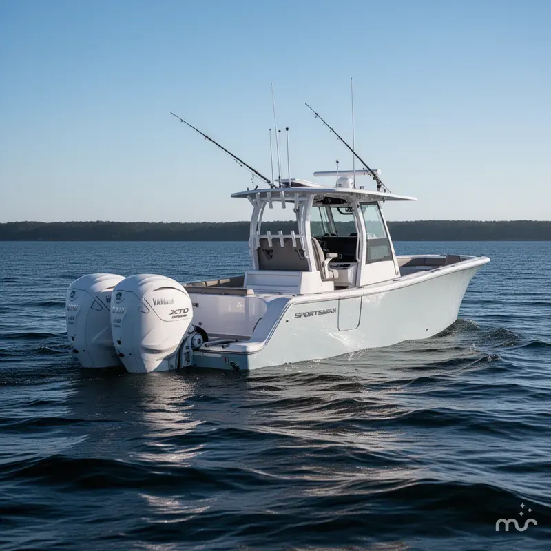 Slide: The Image of Sportsman Open 322 Center Console 2024 - 2