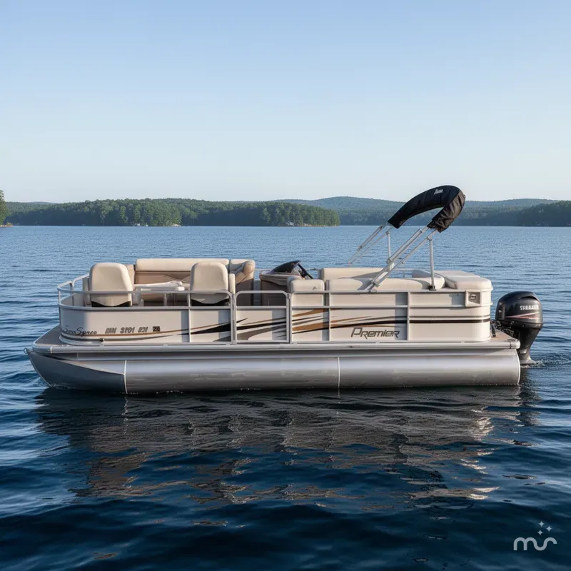 Slide: The Image of Premier 220 Sunspree pontoon 2009 - 1