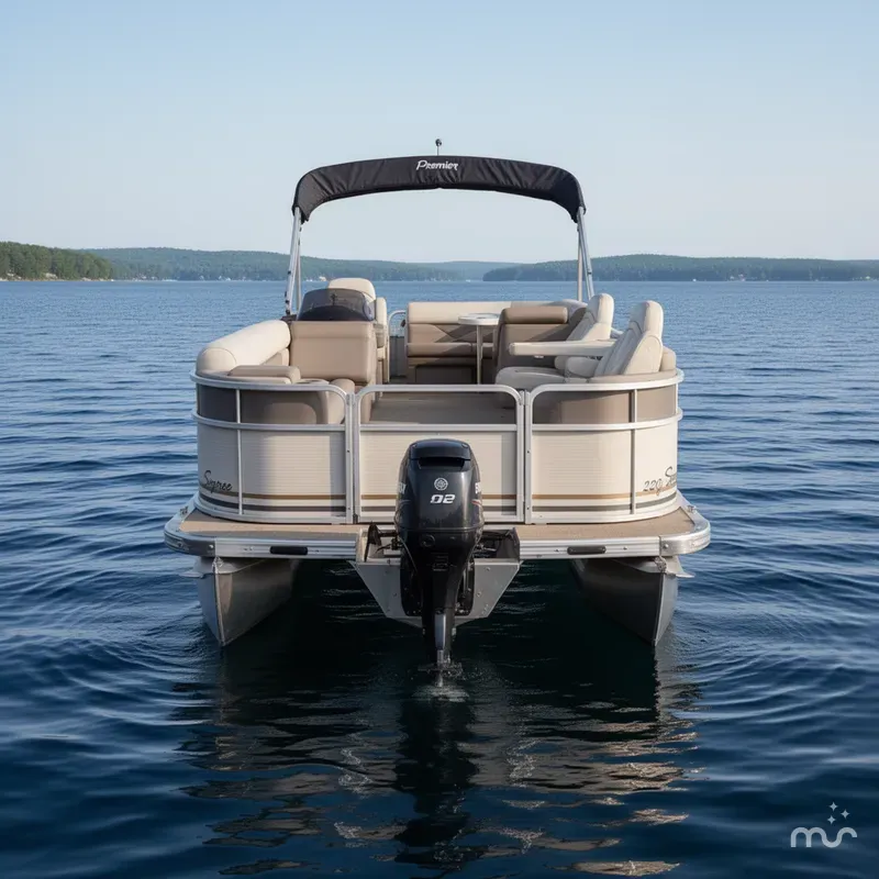 Slide: The Image of Premier 220 Sunspree pontoon 2009 - 2