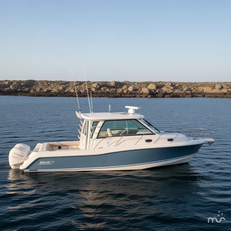 Slide: The Image of Boston Whaler 345 Conquest Pilothouse 2021 - 2