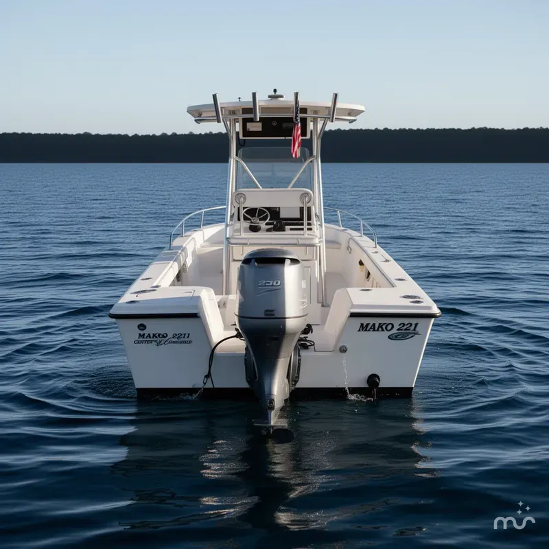 Slide: The Image of Mako 221 Center Console 2002 - 2