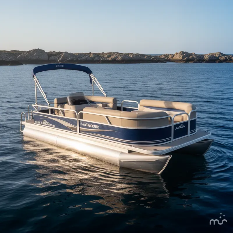 The Image of Sun Tracker Party Barge 18 DLX 2013 - 0
