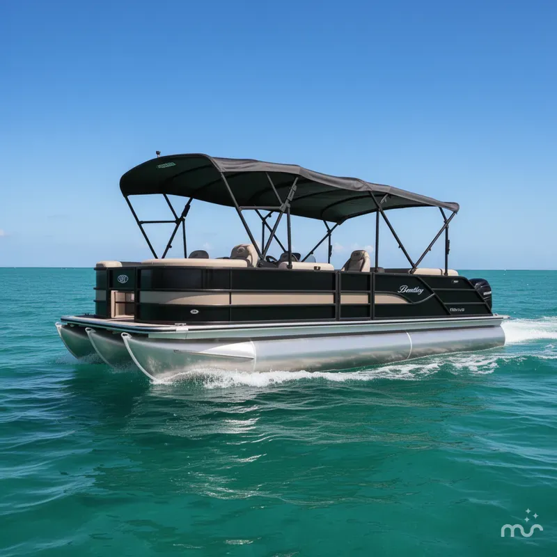 Slide: The Image of Bentley Pontoons Fish 243 Swingback 2026 - 0