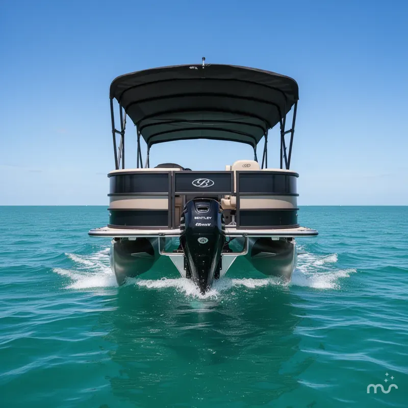 Slide: The Image of Bentley Pontoons Fish 243 Swingback 2026 - 2