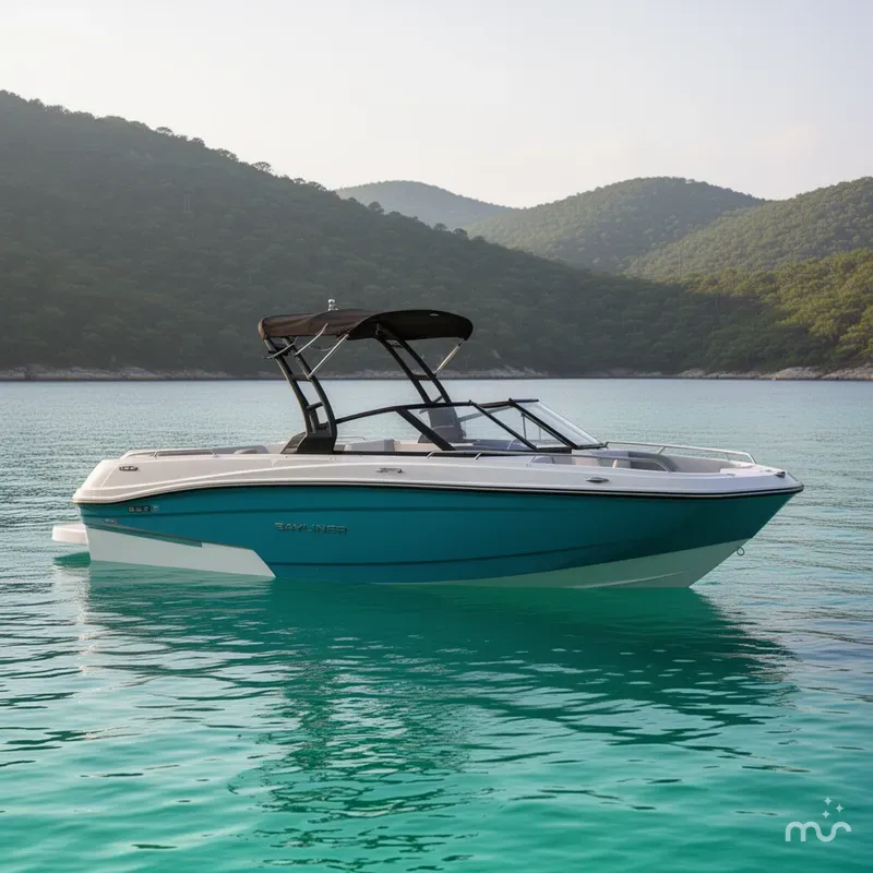 Slide: The Image of Bayliner VR6 Bowrider OB 2026 - 2