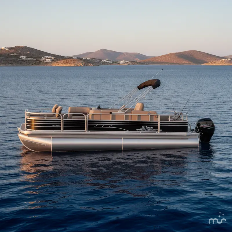 Slide: The Image of Sun Tracker Fishin' Barge 20 DLX 2023 - 2