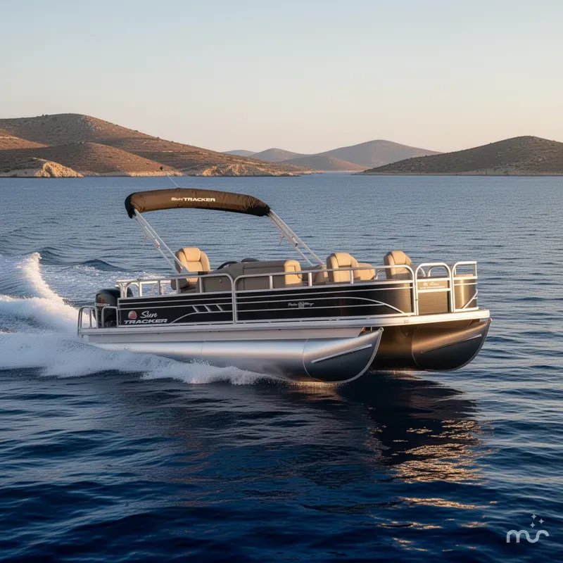 Slide: The Image of Sun Tracker Fishin' Barge 20 DLX 2023 - 4