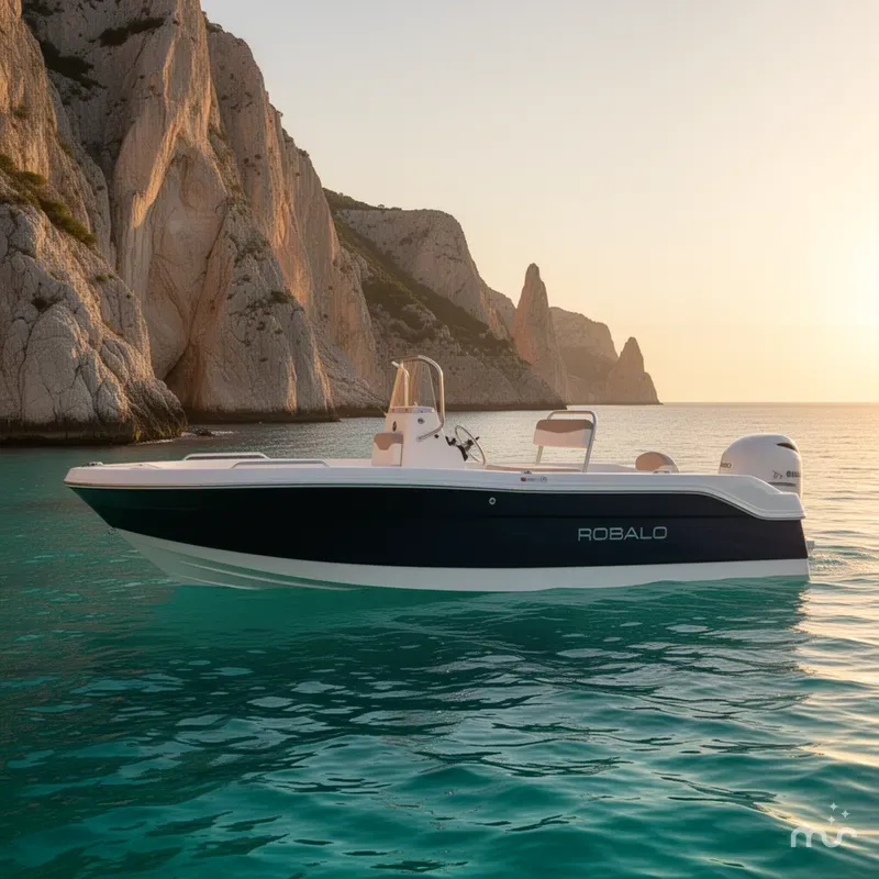 Slide: The Image of Robalo R160 Center Console 2026 - 2