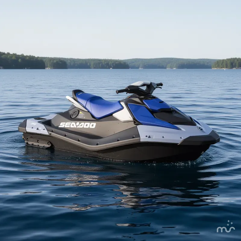 Slide: The Image of Sea-Doo Spark for 2 90 hp Convenience package with iBR 2025 - 0