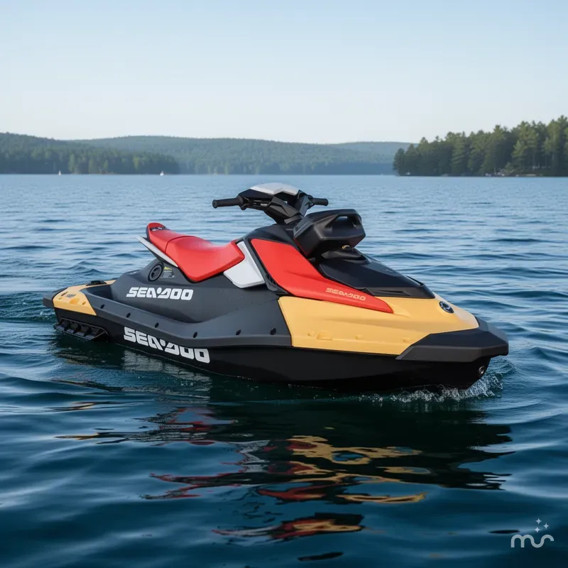 Slide: The Image of Sea-Doo Spark for 2 90 hp Convenience package with iBR and audio in option 2025 - 0