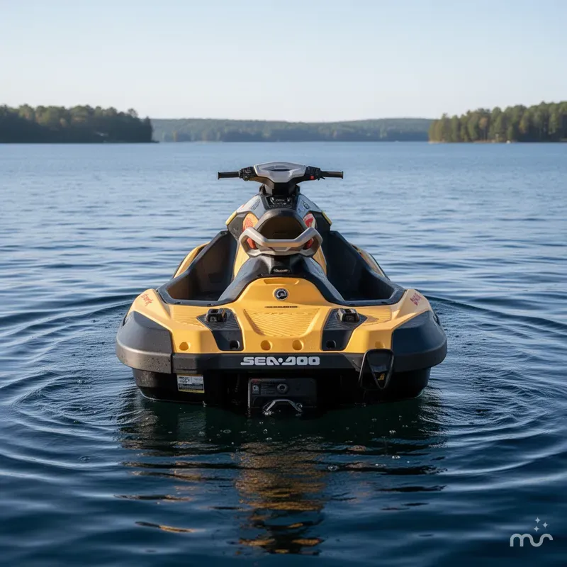 Slide: The Image of Sea-Doo Spark for 2 90 hp Convenience package with iBR and audio in option 2025 - 2