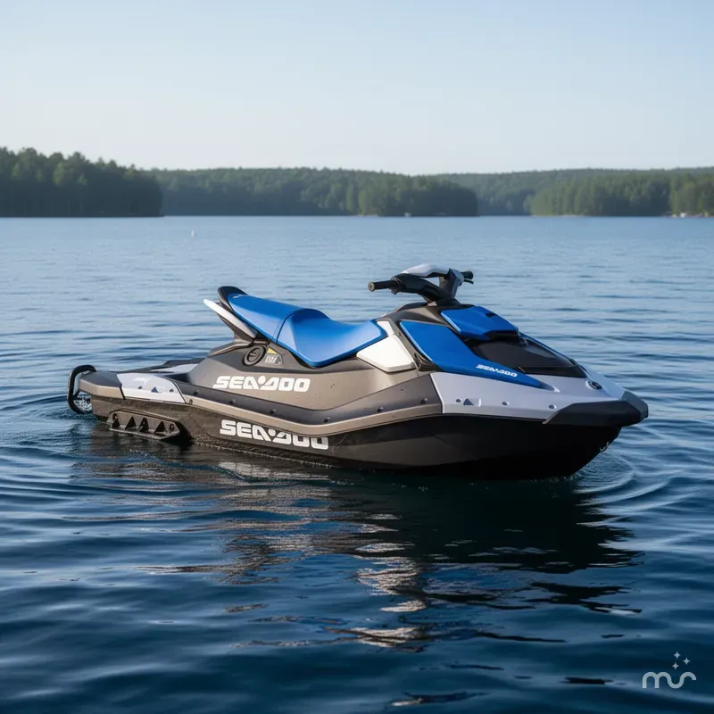Slide: The Image of Sea-Doo Spark for 3 90 hp Convenience package with iBR 2025 - 0