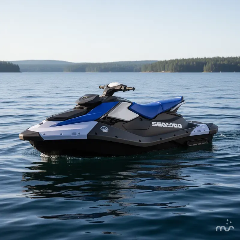 Slide: The Image of Sea-Doo Spark for 3 90 hp Convenience package with iBR and audio in option 2025 - 1