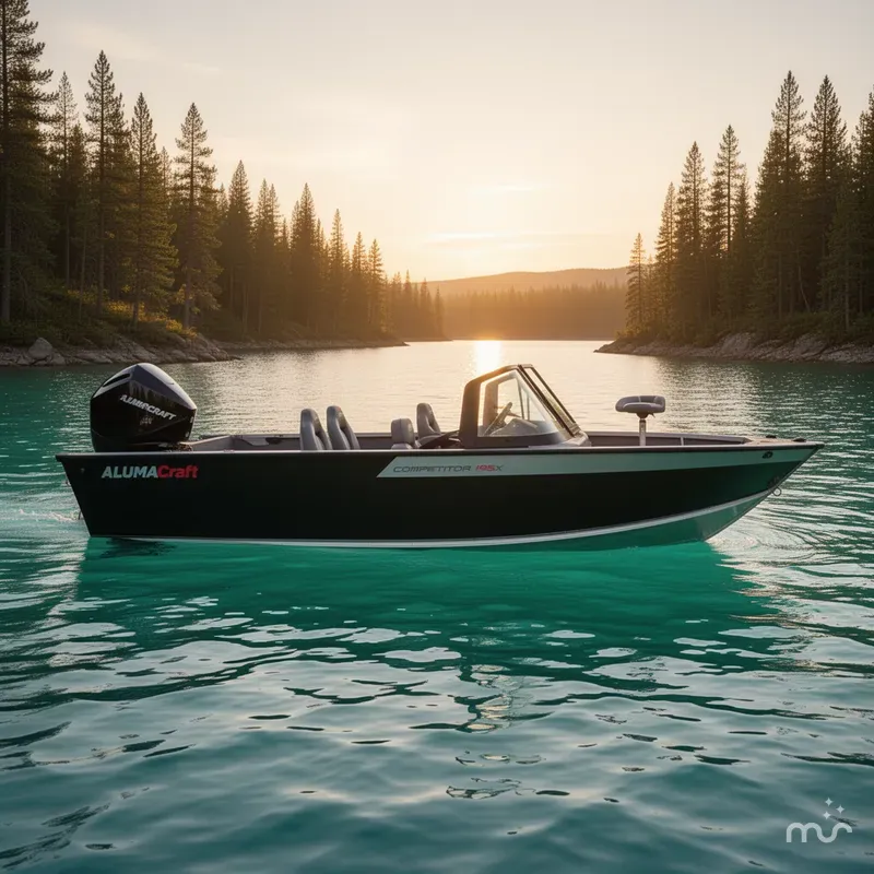 Slide: The Image of Alumacraft Competitor 195X Sport 2025 - 2