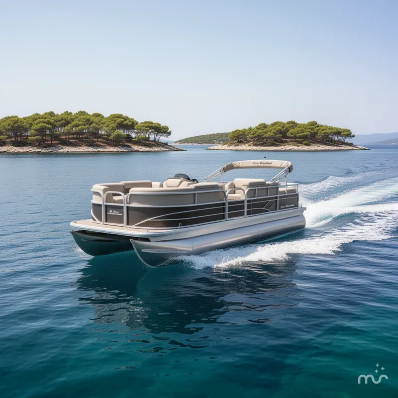 The Image of Sun Tracker Party Barge 22 RF DLX 2019 - 0