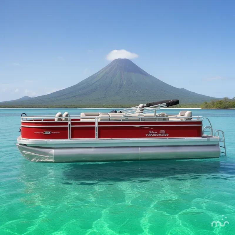 Slide: The Image of Sun Tracker Fishin' Barge 22 DLX 2026 - 2