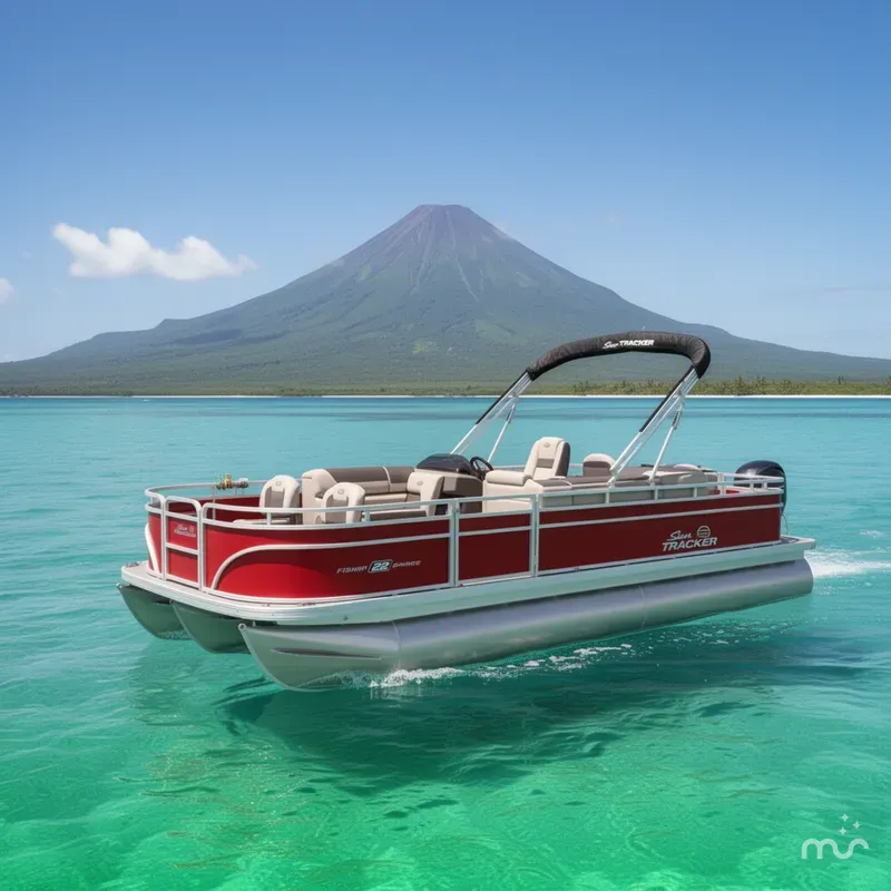 Slide: The Image of Sun Tracker Fishin' Barge 22 DLX 2026 - 4