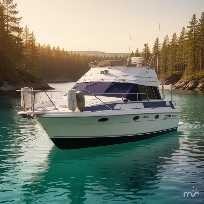 Slide: The Image of Bayliner 3450 TCM 1987 - 2