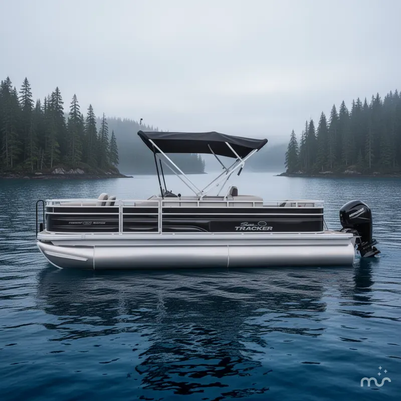 Slide: The Image of Sun Tracker Fishin' Barge 22 DLX 2026 - 2