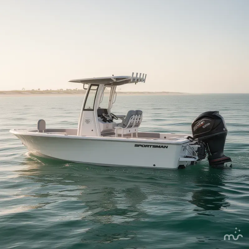 Slide: The Image of Sportsman Masters 227 Bay Boat 2026 - 0