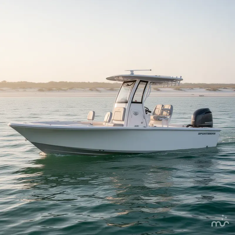 Slide: The Image of Sportsman Masters 227 Bay Boat 2026 - 1