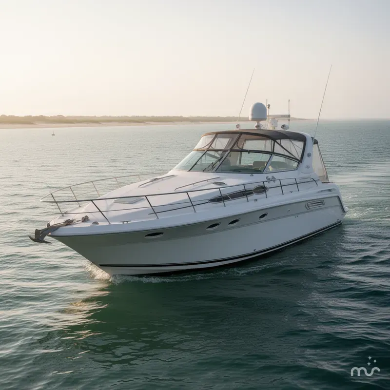 Slide: The Image of Sea Ray 410 Sundancer 2002 - 1