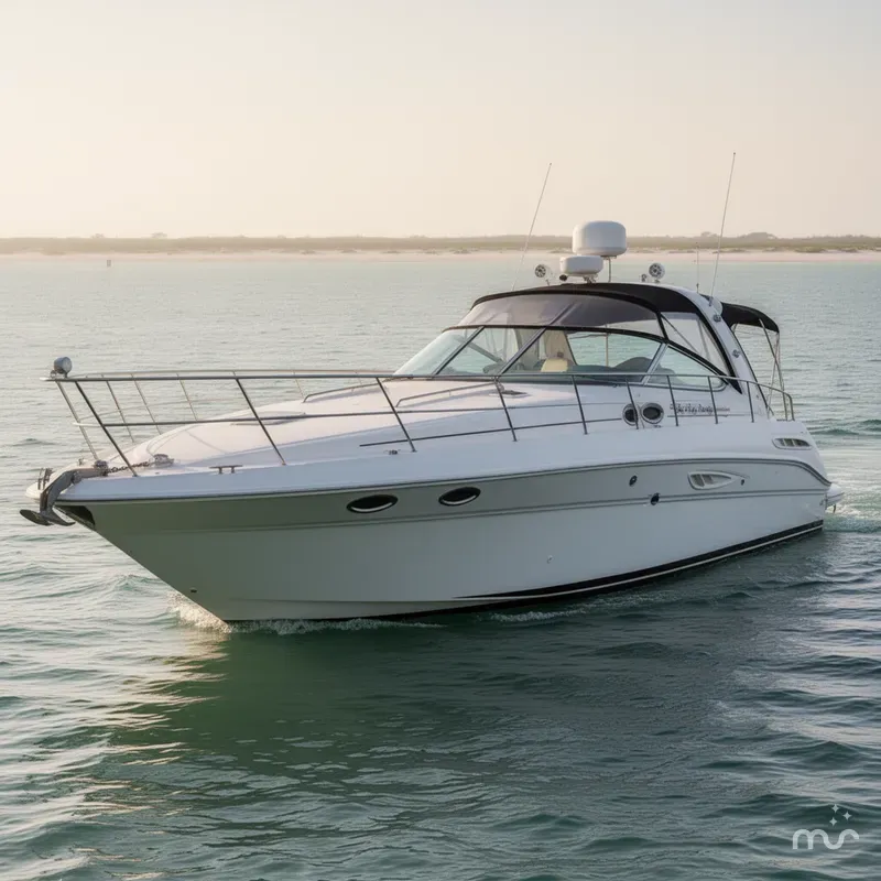 Slide: The Image of Sea Ray 410 Sundancer 2002 - 2