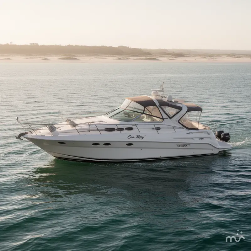 Slide: The Image of Sea Ray 410 Sundancer 2002 - 3