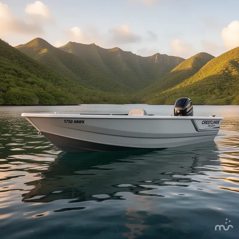 Slide: The Image of Crestliner 1750 Hawk 2026 - 1