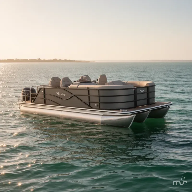 Slide: The Image of Bentley Pontoons Legacy 220 DL Navigator 2026 - 2