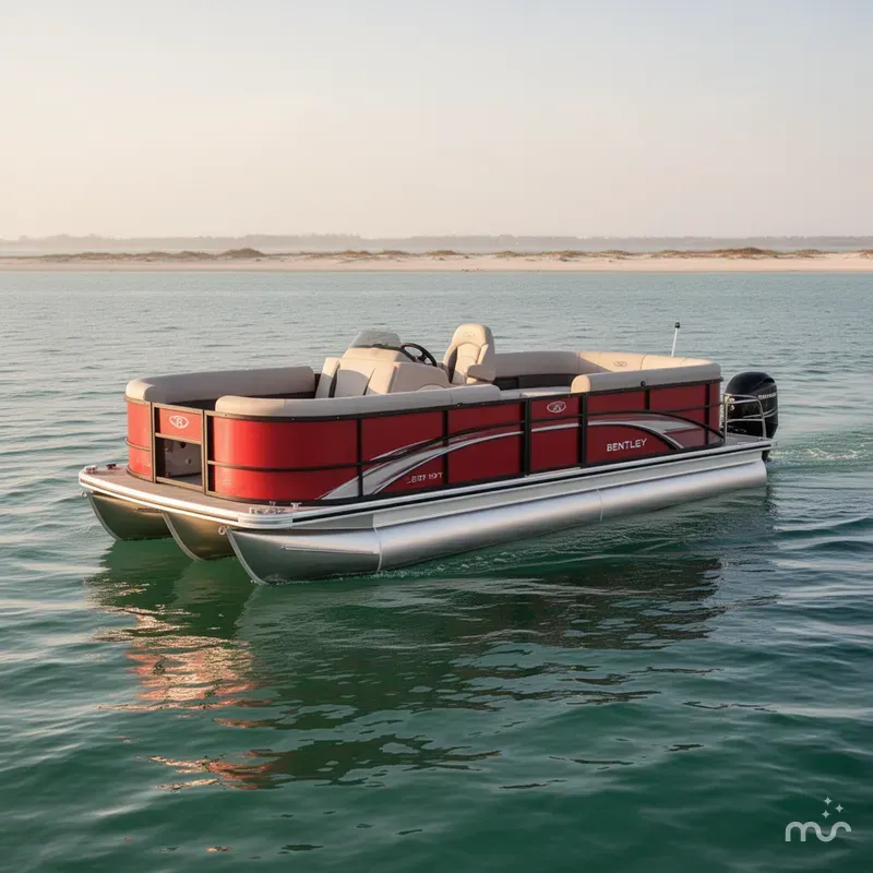 Slide: The Image of Bentley Pontoons LE 180 3 PT Fish 2026 - 2