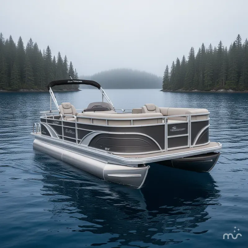 Slide: The Image of Sun Tracker Fishin' Barge 22 DLX w/115HP Pro-XS 4 Stroke 2026 - 3