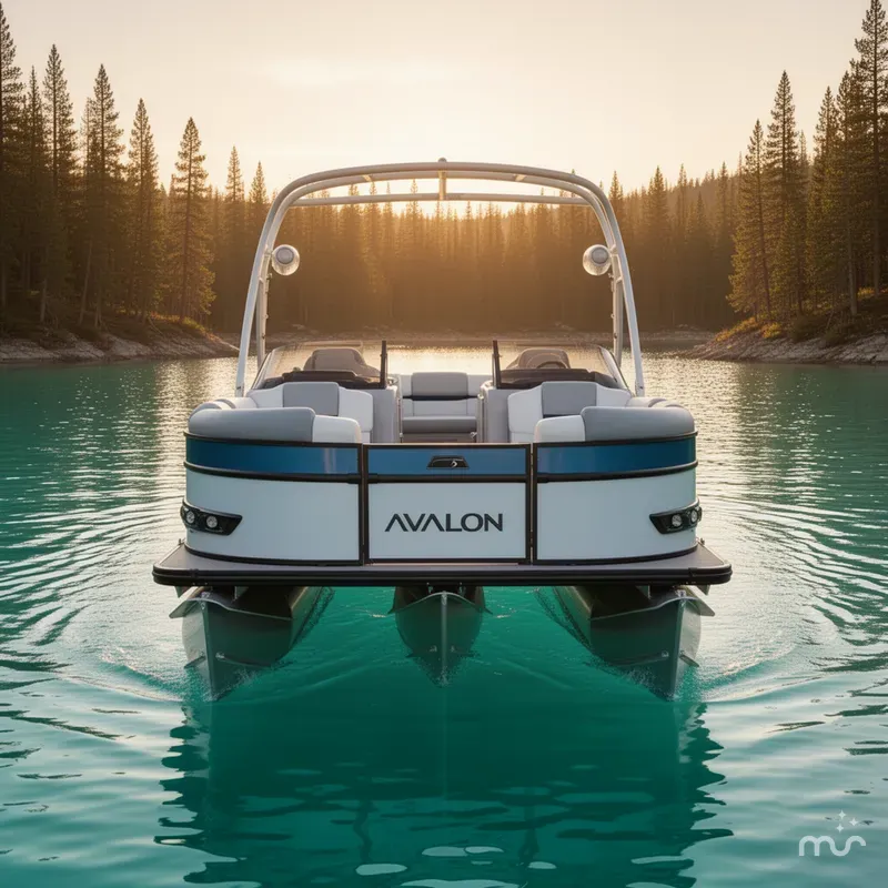 Slide: The Image of Avalon Catalina 25' Quad Lounge Windshield Triple-Toon - IN STOCK 2026 - 3