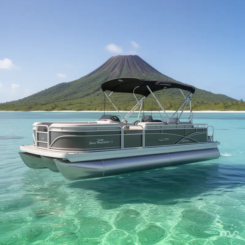 The Image of Sun Tracker Fishin' Barge 22 DLX 2026 - 0