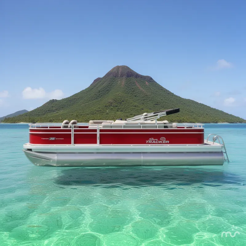 Slide: The Image of Sun Tracker Fishin' Barge 22 DLX 2026 - 2