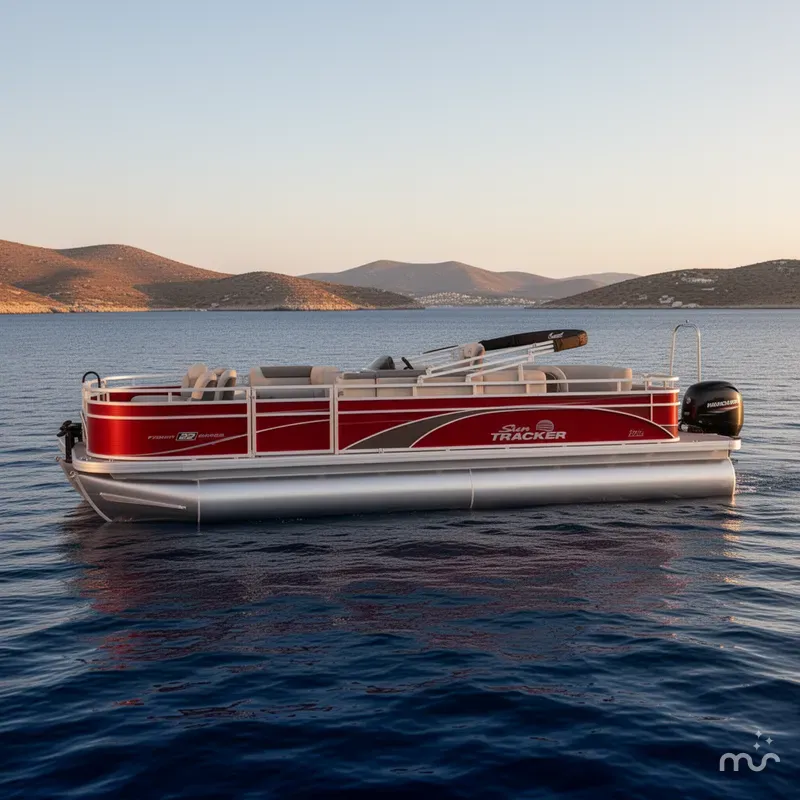 Slide: The Image of Sun Tracker Fishin' Barge 22 DLX 2026 - 2