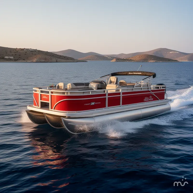 Slide: The Image of Sun Tracker Fishin' Barge 22 DLX 2026 - 4