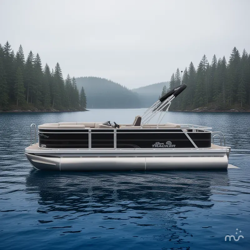 The Image of Sun Tracker Party Barge 22 RF DLX 2026 - 0