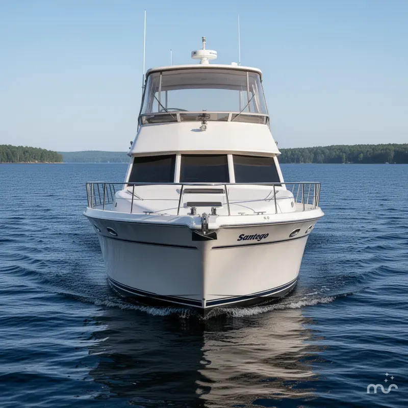 Slide: The Image of Carver Yachts 380 Santego 1997 - 1