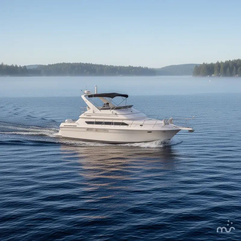Slide: The Image of Carver Yachts 380 Santego 1997 - 4