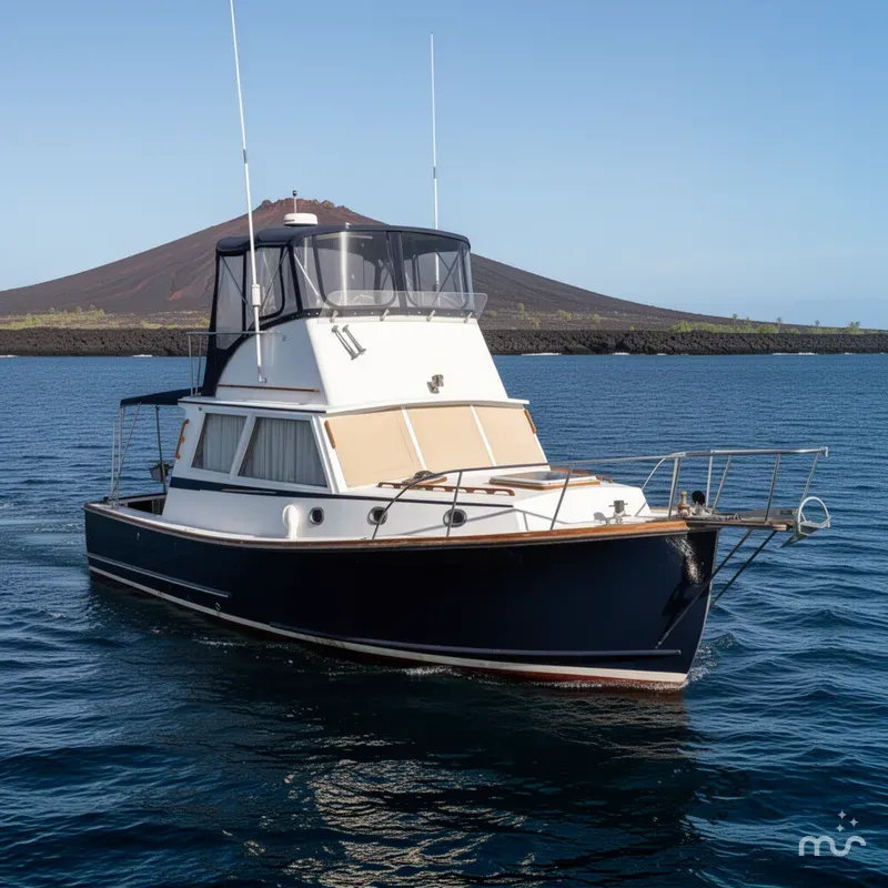 The Image of Wilbur 34 Fly Bridge Cruiser 1983 - 0