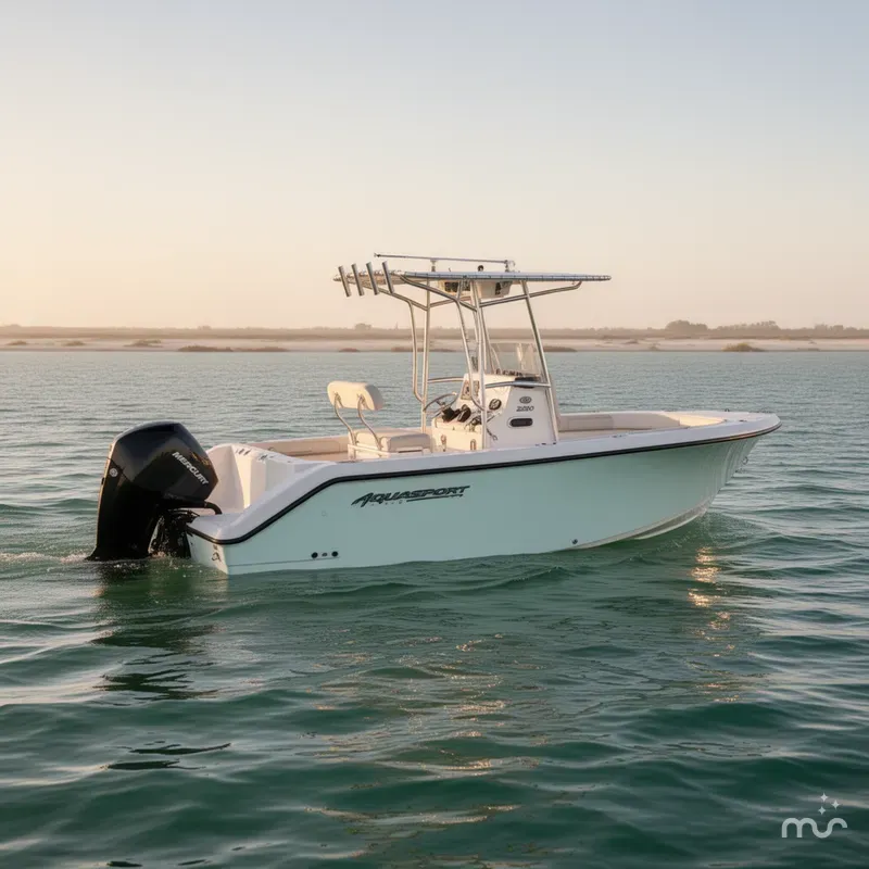 Slide: The Image of Aquasport 2200 Center Console 2023 - 0
