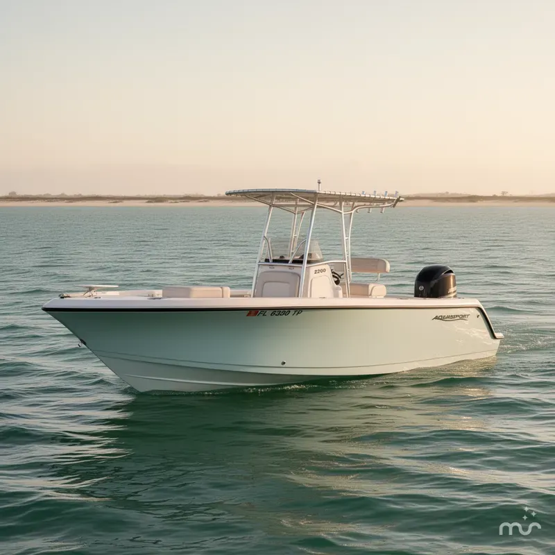 Slide: The Image of Aquasport 2200 Center Console 2023 - 1