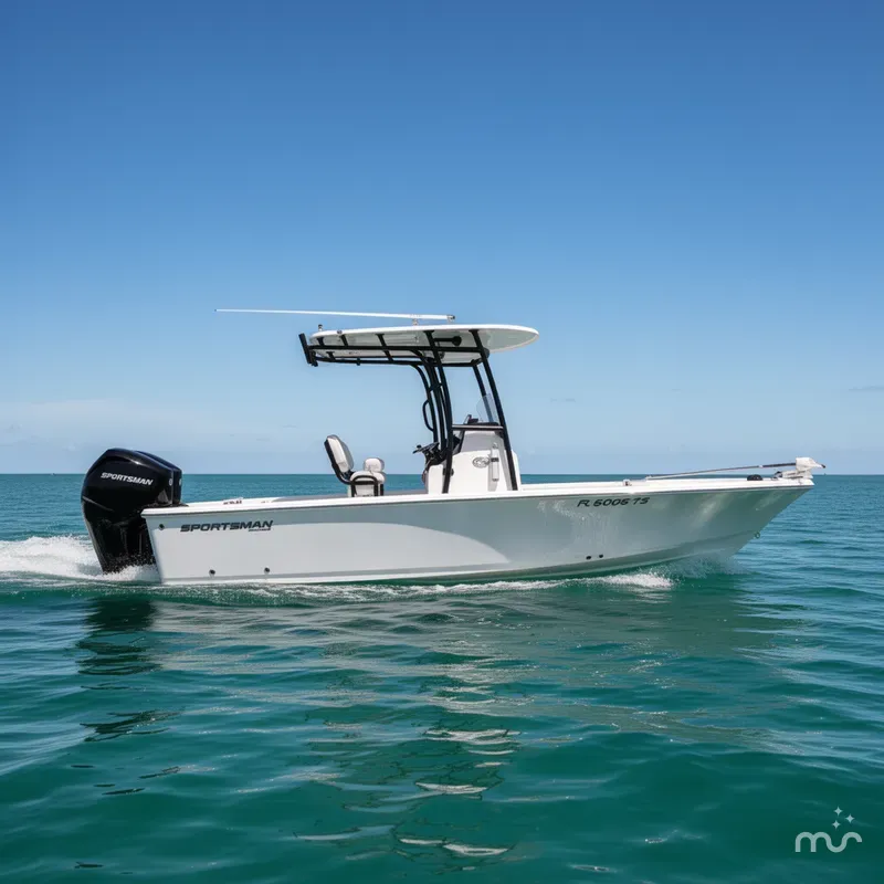 Slide: The Image of Sportsman Masters 227 Bay Boat 2024 - 2