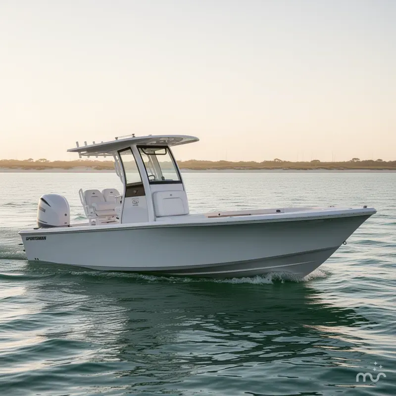 Slide: The Image of Sportsman Masters 247OE Bay Boat 2025 - 0
