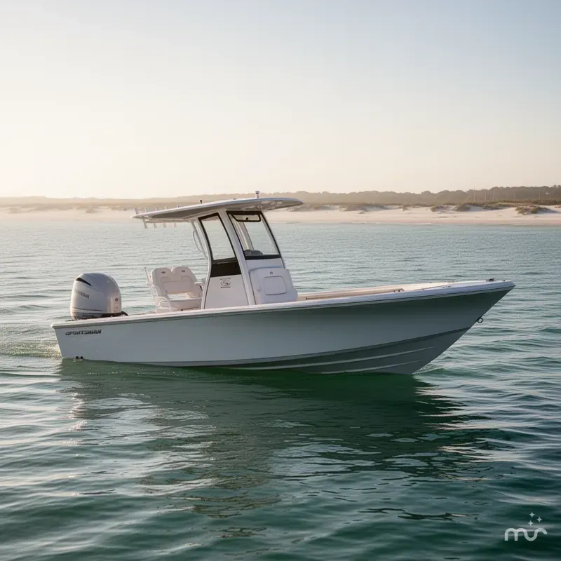Slide: The Image of Sportsman Masters 247OE Bay Boat 2025 - 2
