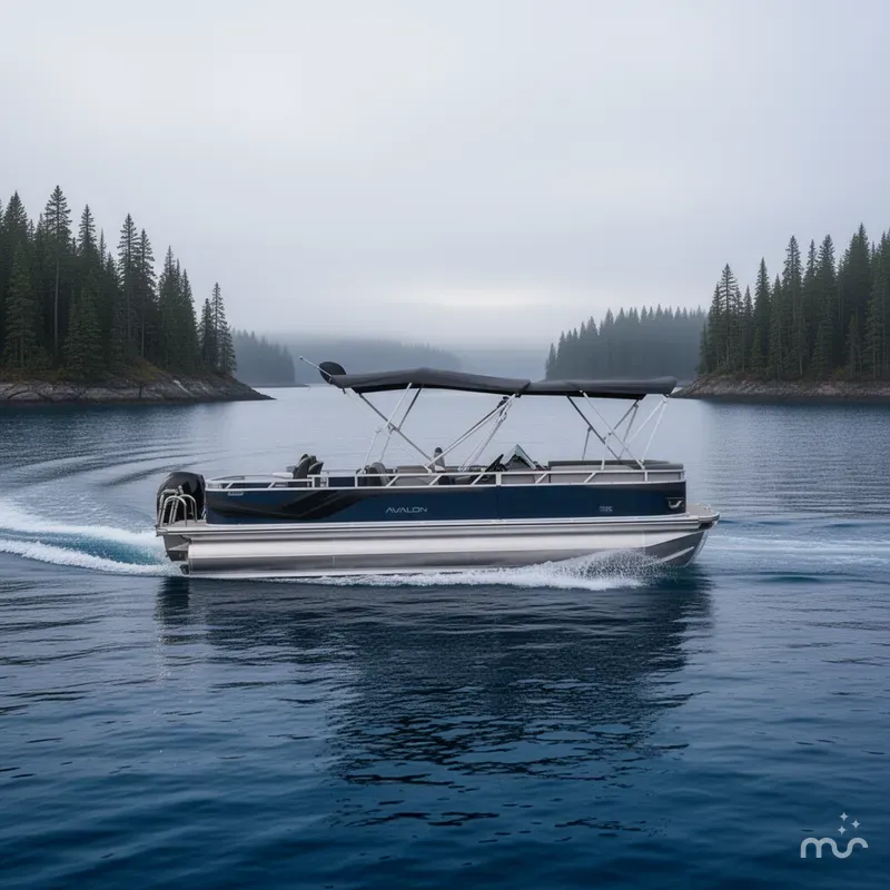 Slide: The Image of Avalon Venture 85 25' Rear Fish Triple-Toon - IN STOCK 2026 - 4